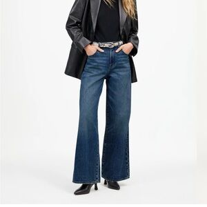 Madewell Superwide-Leg Jeans | Concho Wash | Size 28